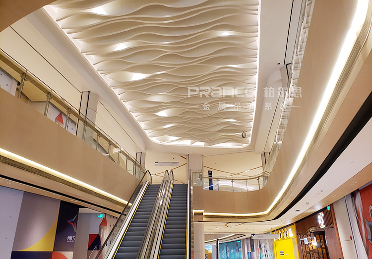 柏爾思弧形鋁方通吊頂